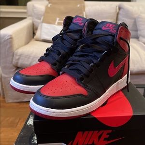 Nike Black and Red Women's Sneakers